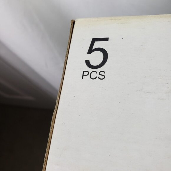 Libbey Glow Set of 5 Candlesticks NWT - Picture 3 of 4